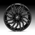 Fuel Typhoon D776 Gloss Black Custom Truck Wheels 4